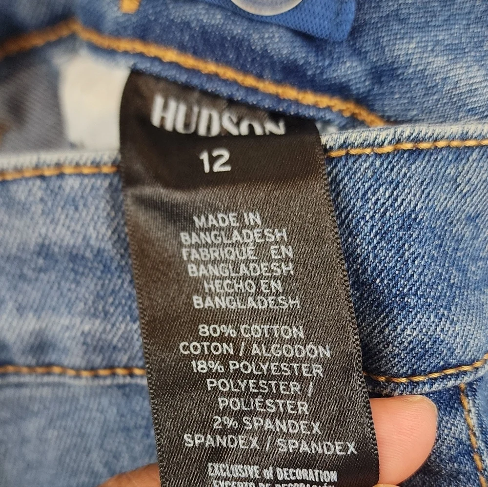 Hudson Kids Mid Rise Short Jeans Shorts